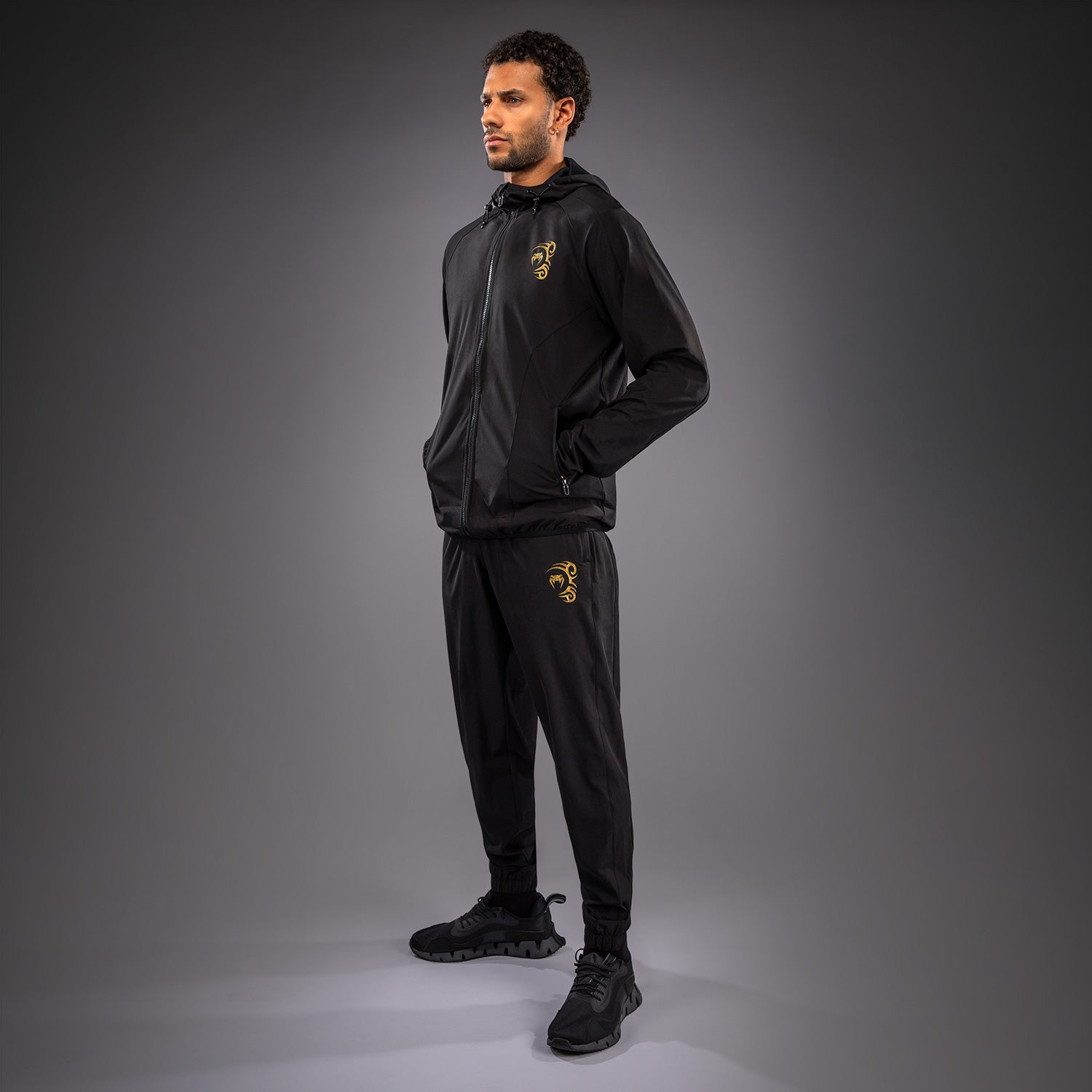 Venum x Mike Tyson Tiger Track Jacket - Black/Gold  product-type_Jackets Venum