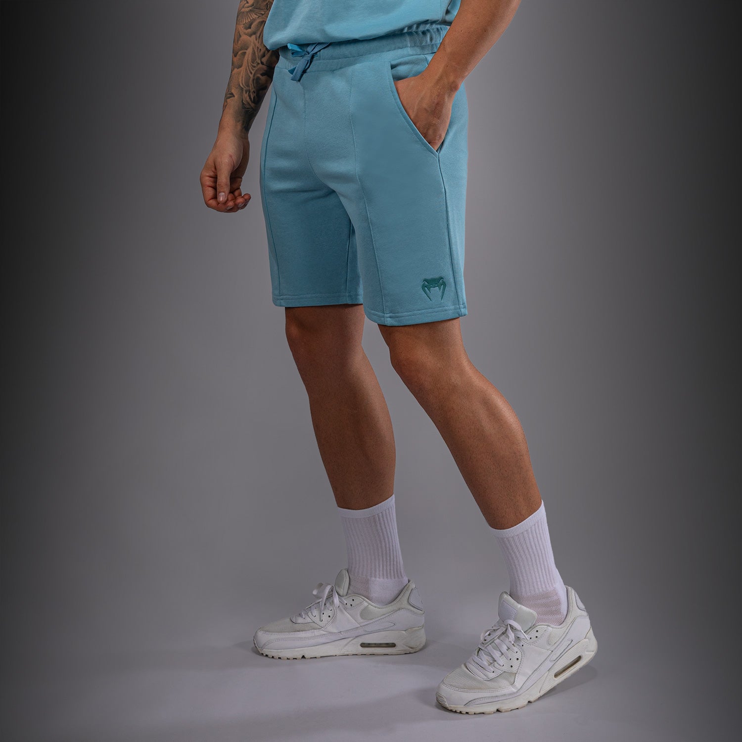 Venum Contender Fleece Cotton Shorts - Turquoise  product-type_Cotton Shorts Venum
