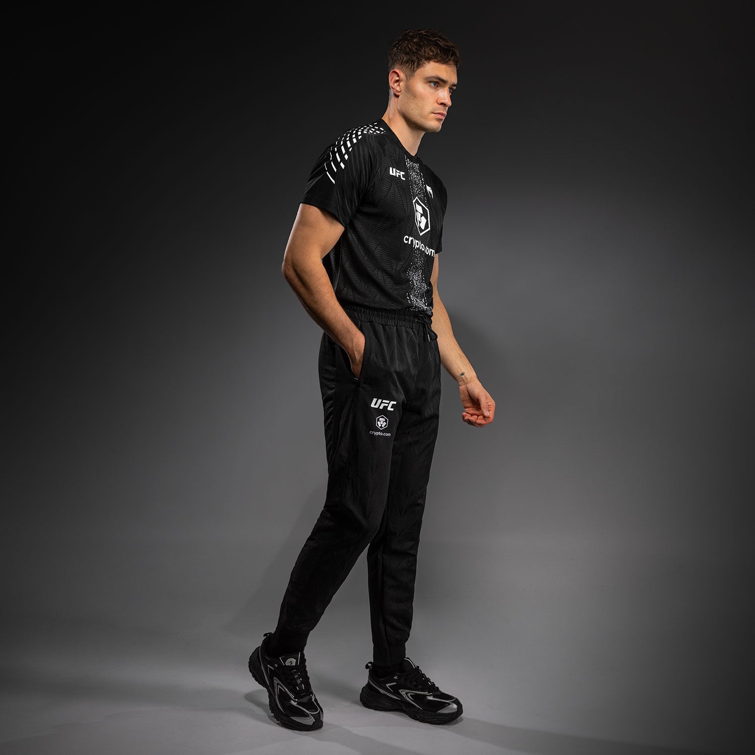 Venum UFC ワークアウトパンツXL Men's UFC Zenith by Venum Black Authentic Fight Night Walkout Pant
