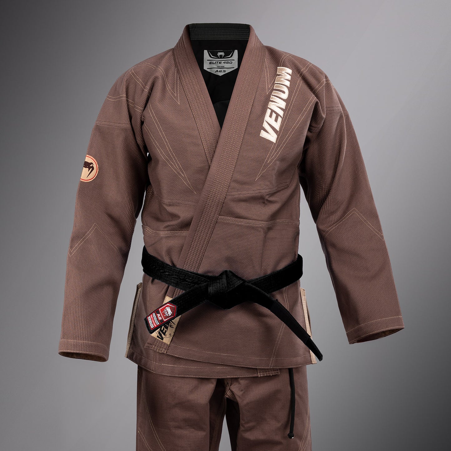 Venum Elite 5.0 - 450 - Brazilian Jiu Jitsu Gi - Chocolate Brown