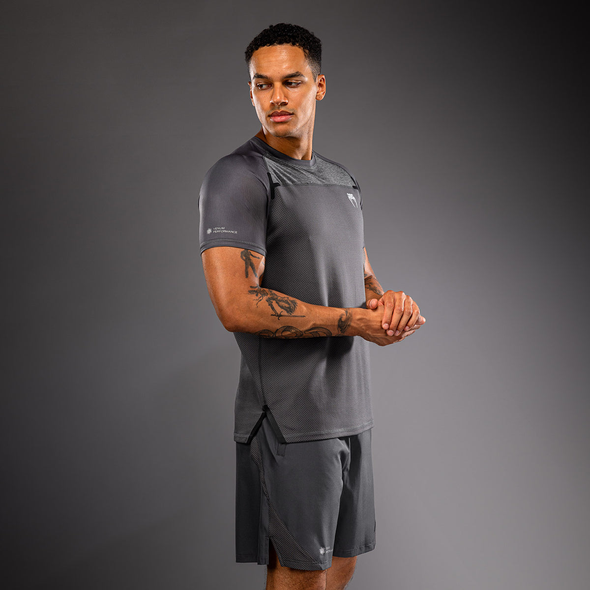 Venum G-Fit Scale Dry Tech T-Shirt - Grey