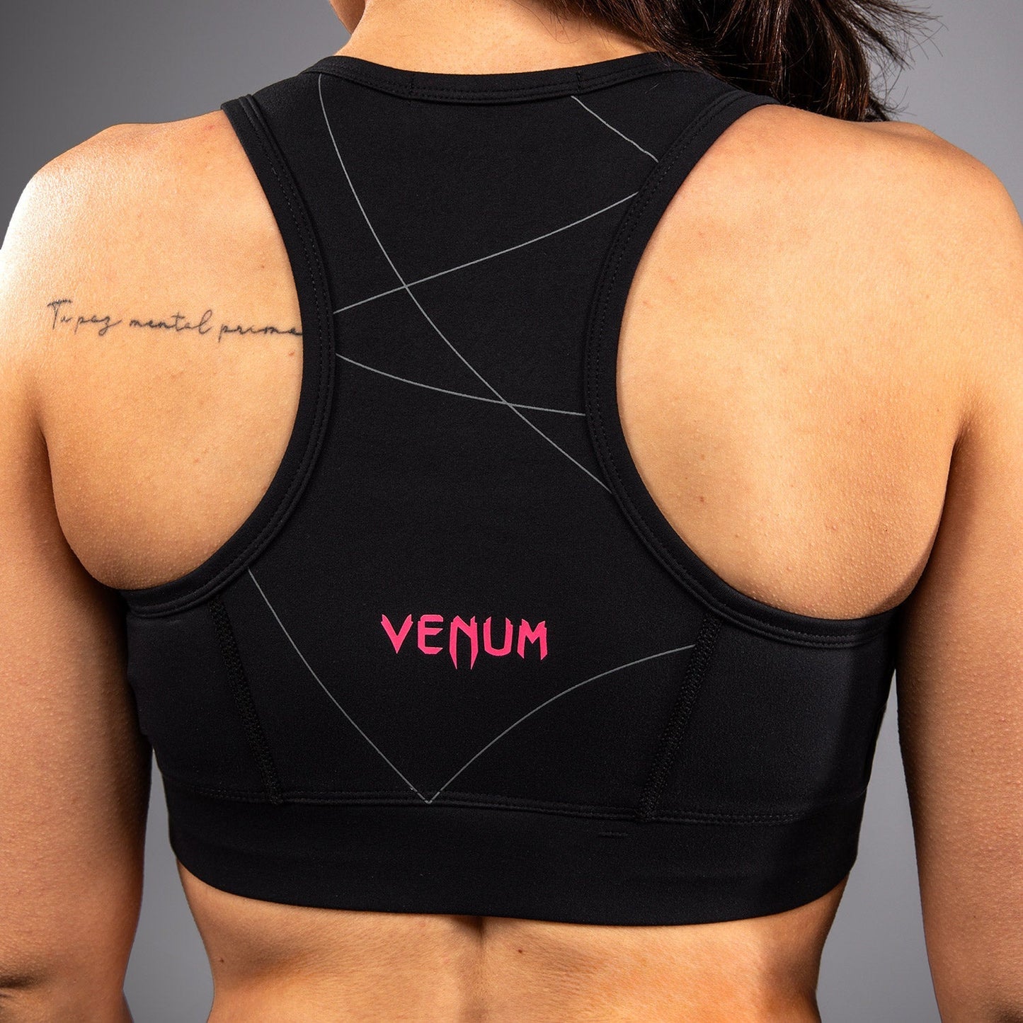 Venum Tactical XT Sports bra - Black/Storm Grey