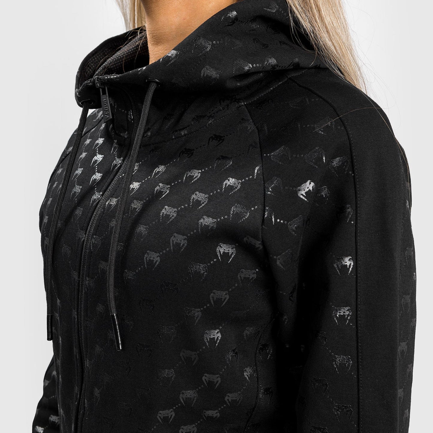 Venum Monogram Hoodie - Black/Pink Gold