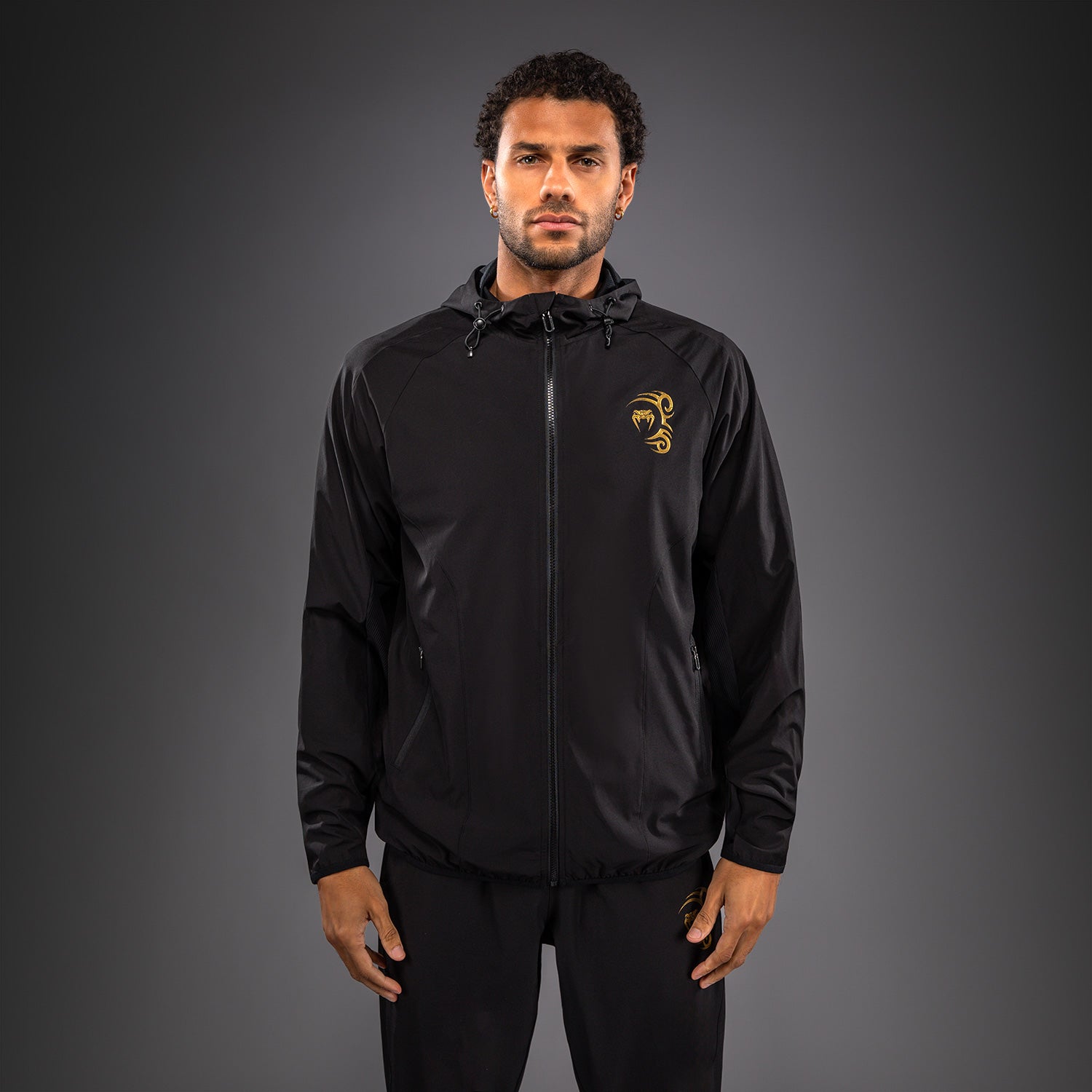 Venum x Mike Tyson Tiger Track Jacket - Black/Gold  product-type_Jackets Venum