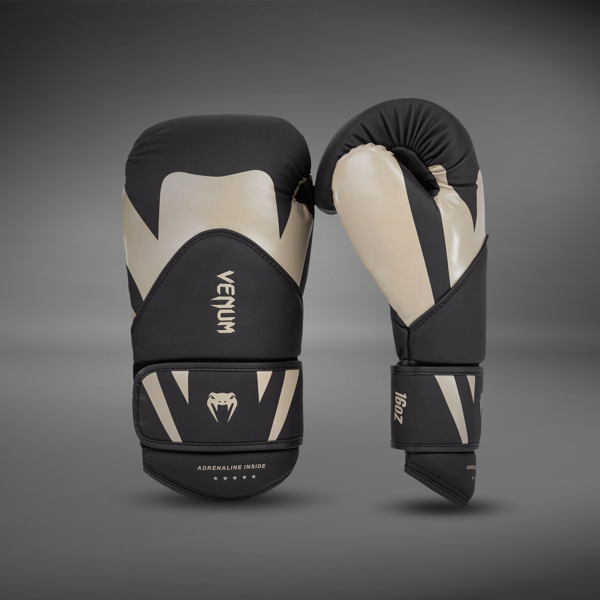 Venum Challenger 4.0 Boxing Gloves - Black/Beige - Venum