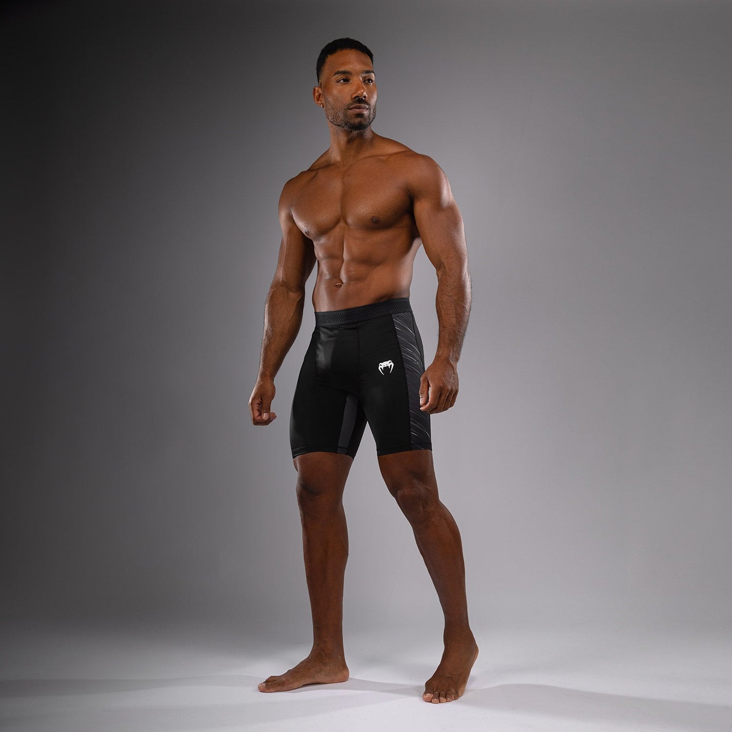 Venum Rapid Vale Tudo Shorts - Black/Storm Grey