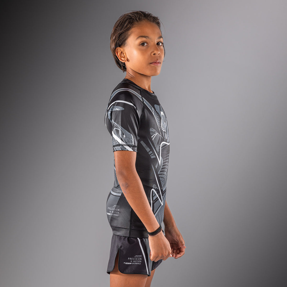 Crimson Viper 2.0 Short Sleeves Rashguards Black/Grey