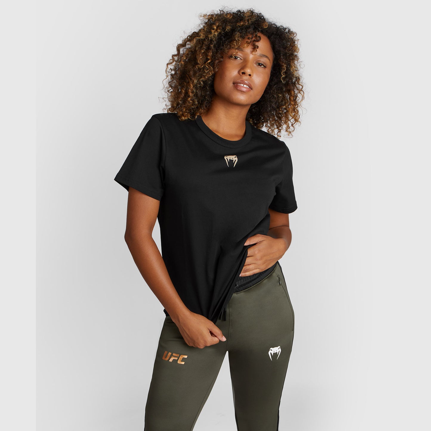 UFC Adrenaline by Venum Fight Week Women’s Short-sleeve Cotton T-shirt - Black