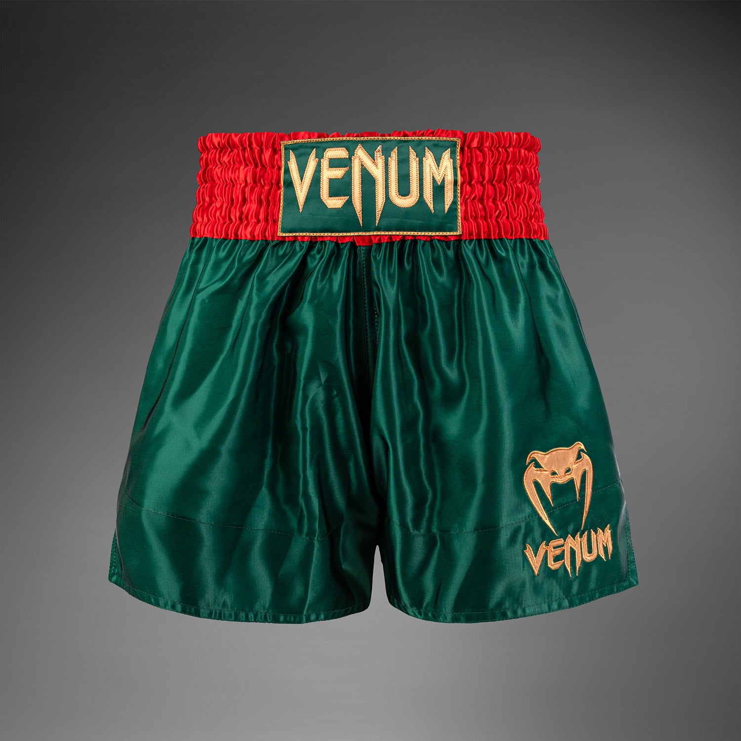 Venum Classic Muay Thai Shorts - Deep Forest Green - XS - Venum