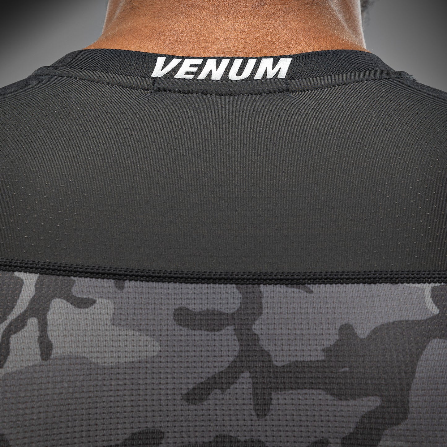 Venum x Polaris Short Sleeve Rashguard - Black/Storm Grey