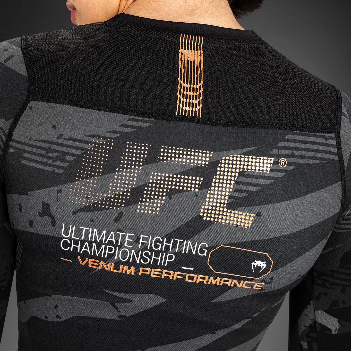 UFC Adrenaline by Venum Fight Week Women’s Performance Long Sleeve Rashguard - Urban Camo