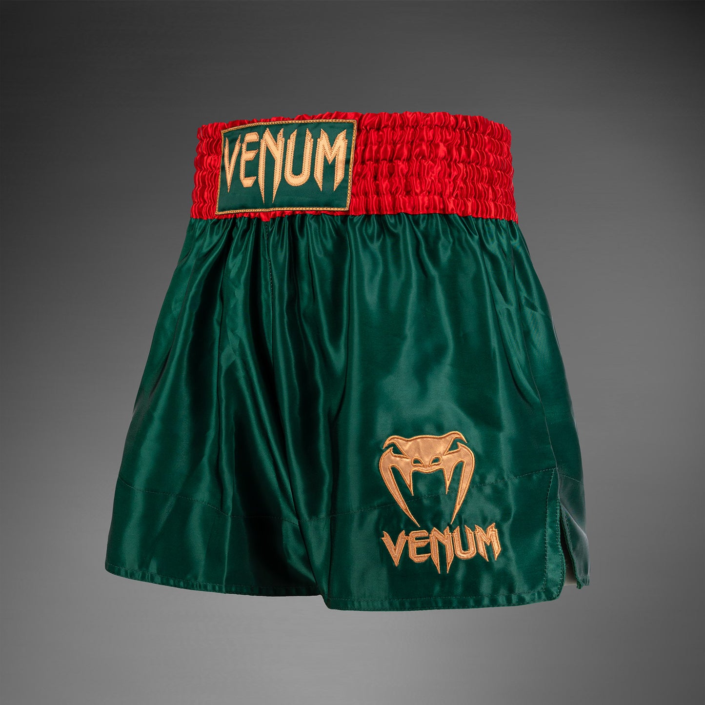 Venum Classic Muay Thai Shorts - Deep Forest Green