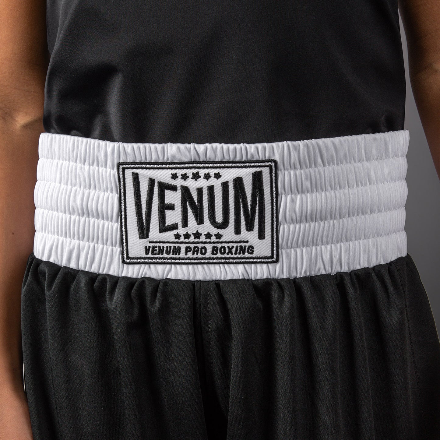 Venum Classic Youth Boxing Shorts - Black/White