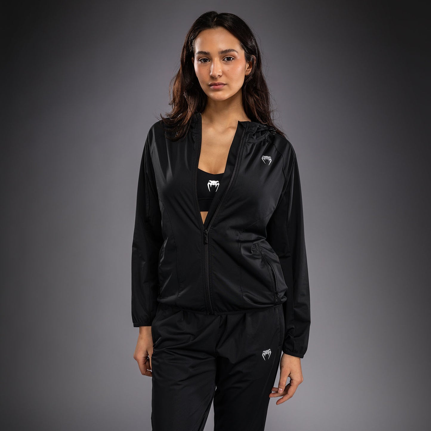 Venum Contender Aero Women's Track Jacket - Black  product-type_Jackets Venum