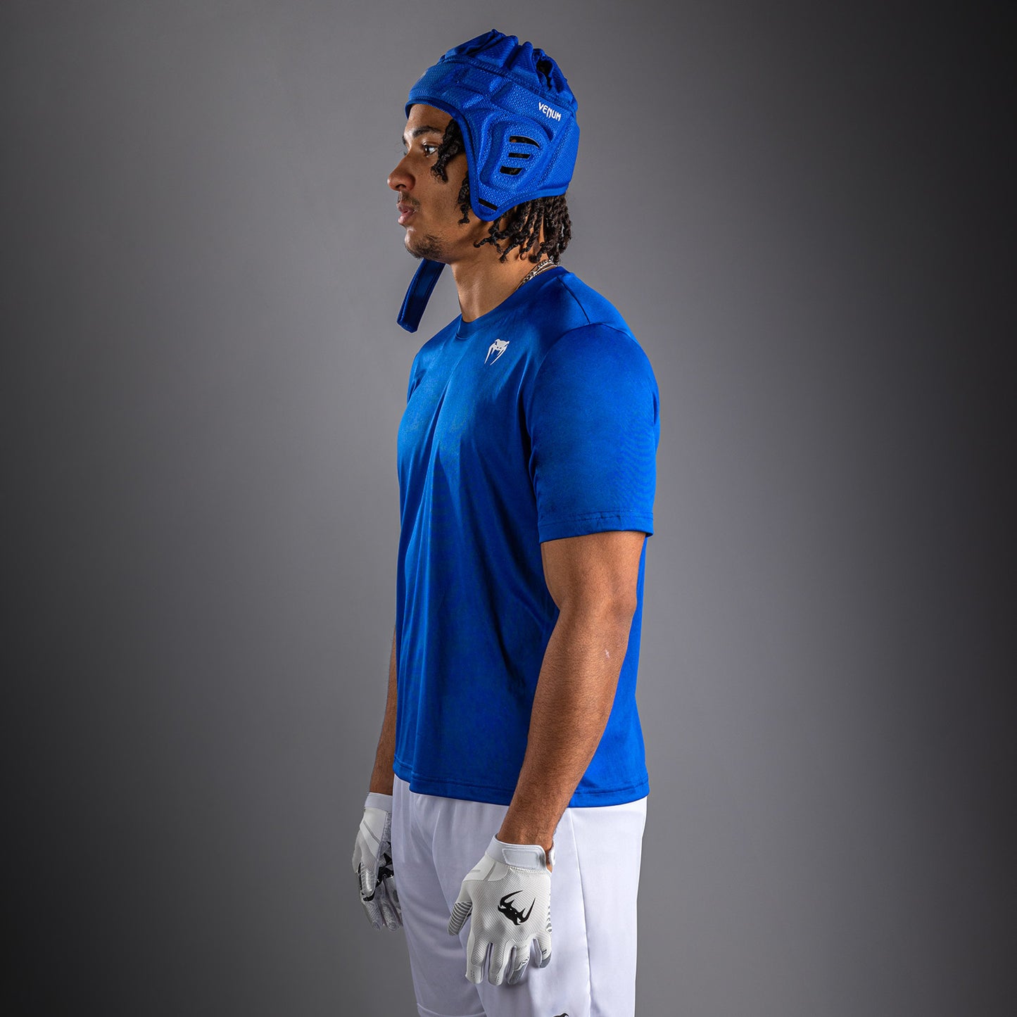 Venum Lineup Performance Short Sleeve T-Shirt Royal - Blue/White  product-type_Dry Tech T-Shirts Venum