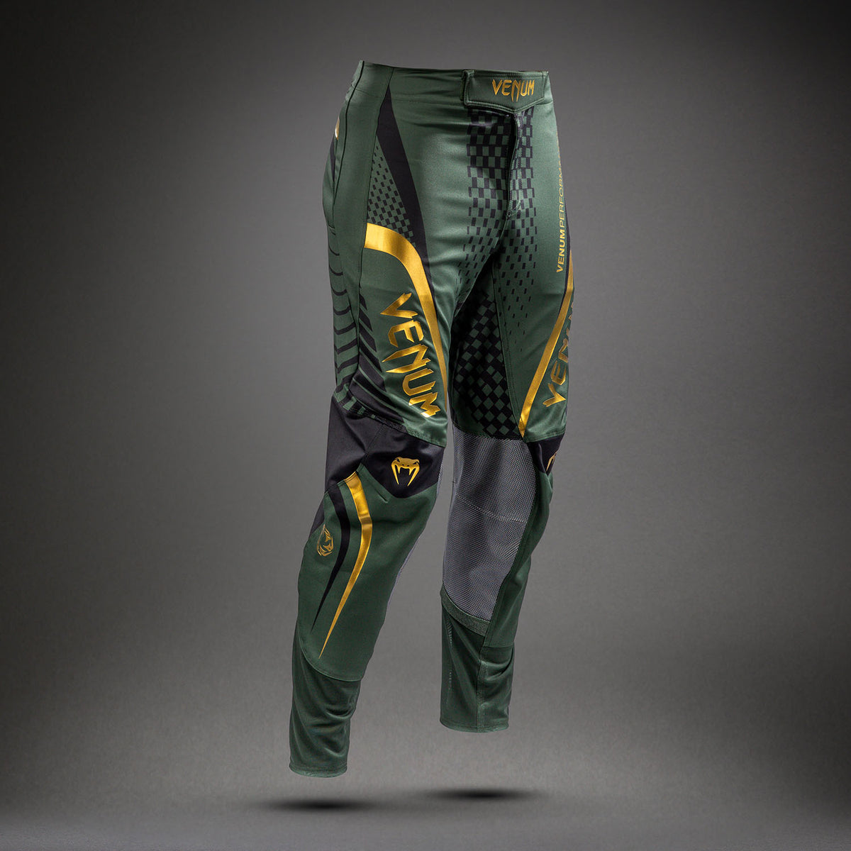 Venum MX Challenger Pants - Black/Green/Gold