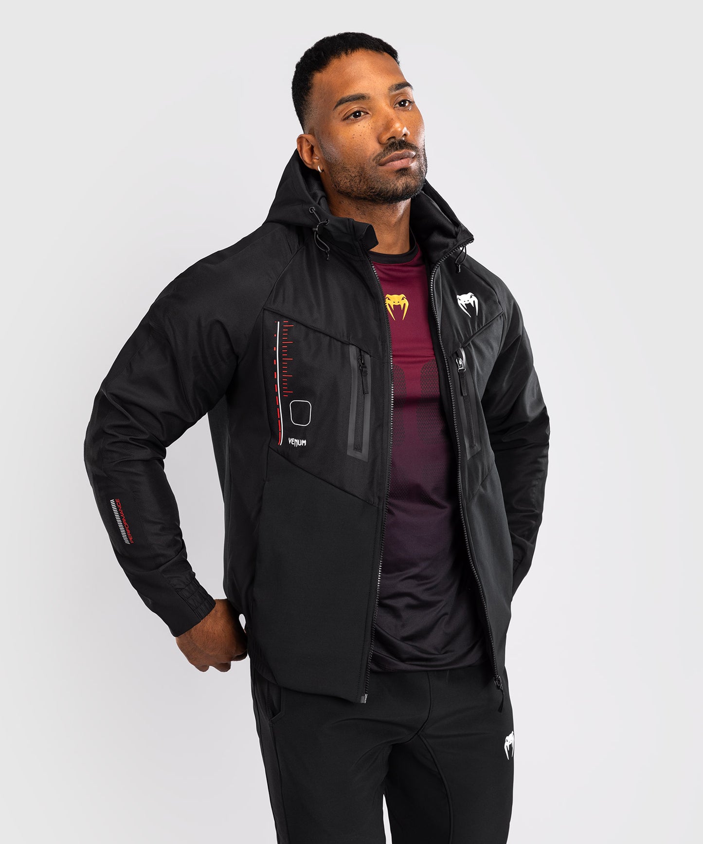 Venum Tactical XT Track Jackets - Black/Fire Red