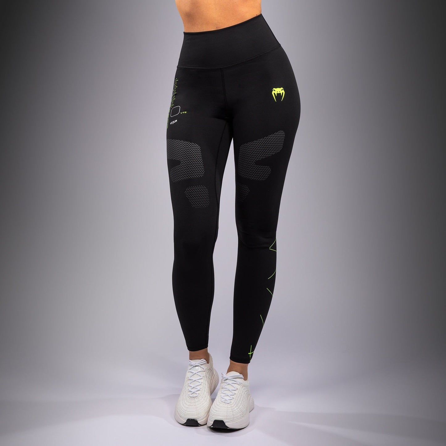 Venum Training Camp Legging Black/Neon Green Venum