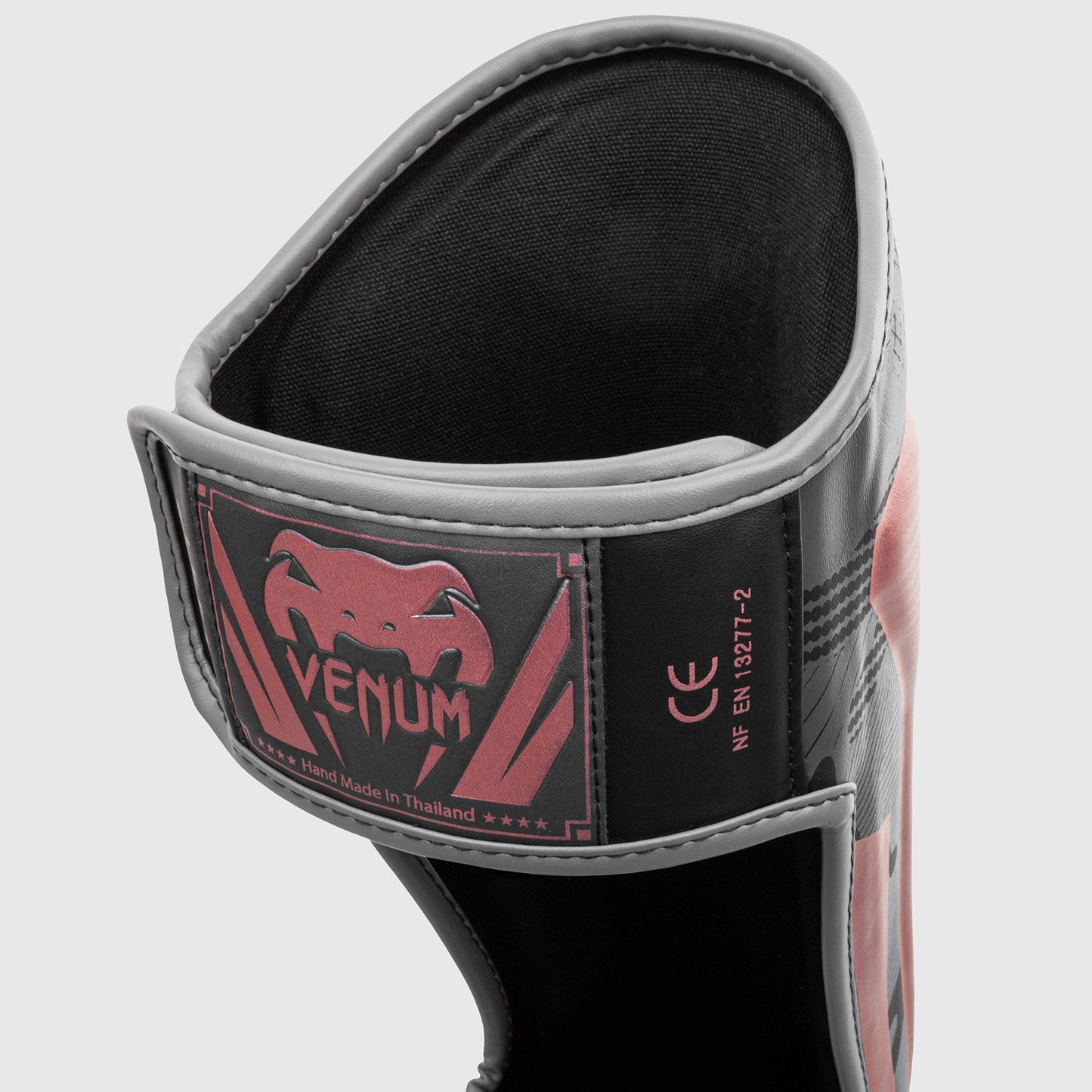 Venum Elite Shin Guard - Black/Rose/Gold