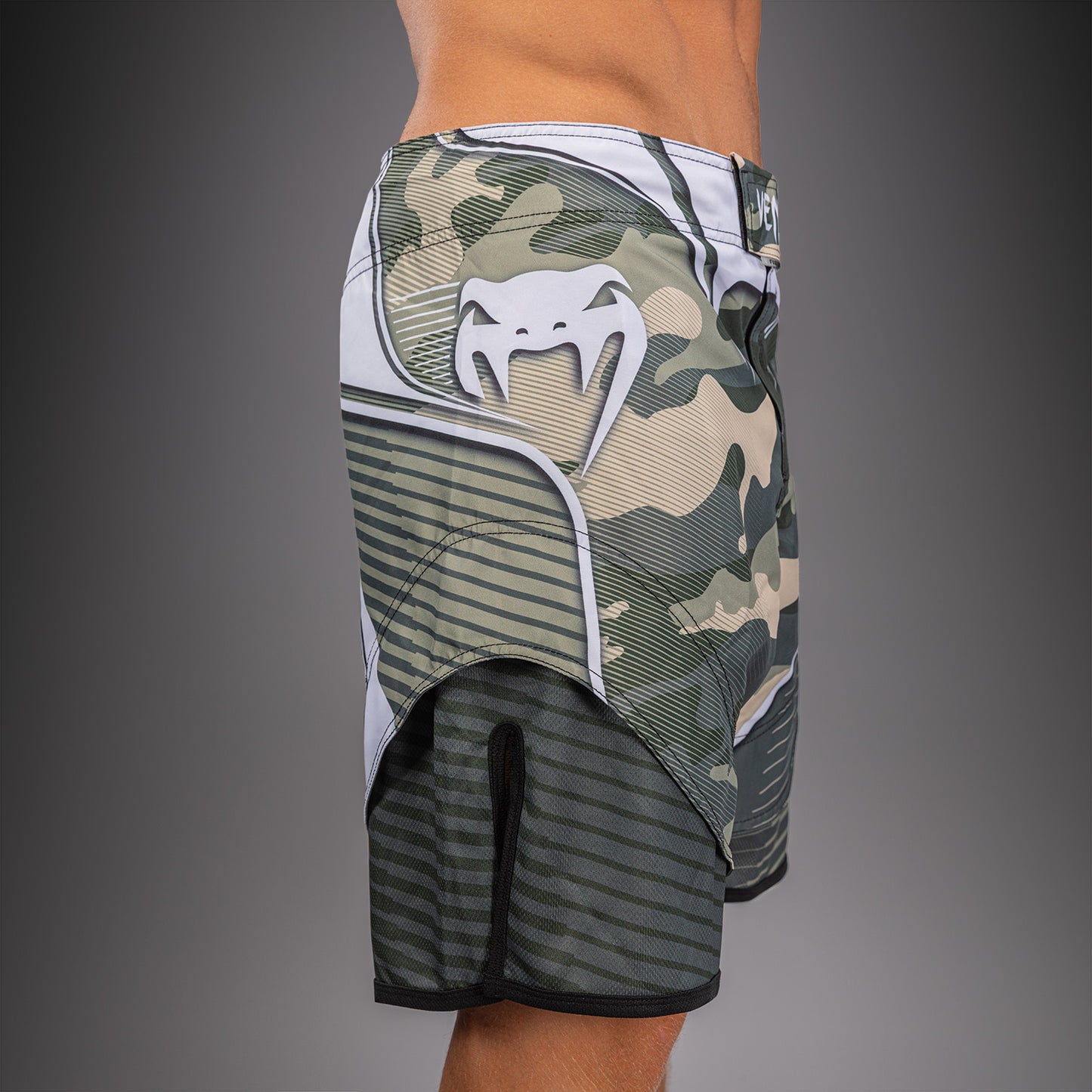 Venum Camo Hero Fight Shorts - Khaki/ Off-White  product-type_MMA Shorts Venum
