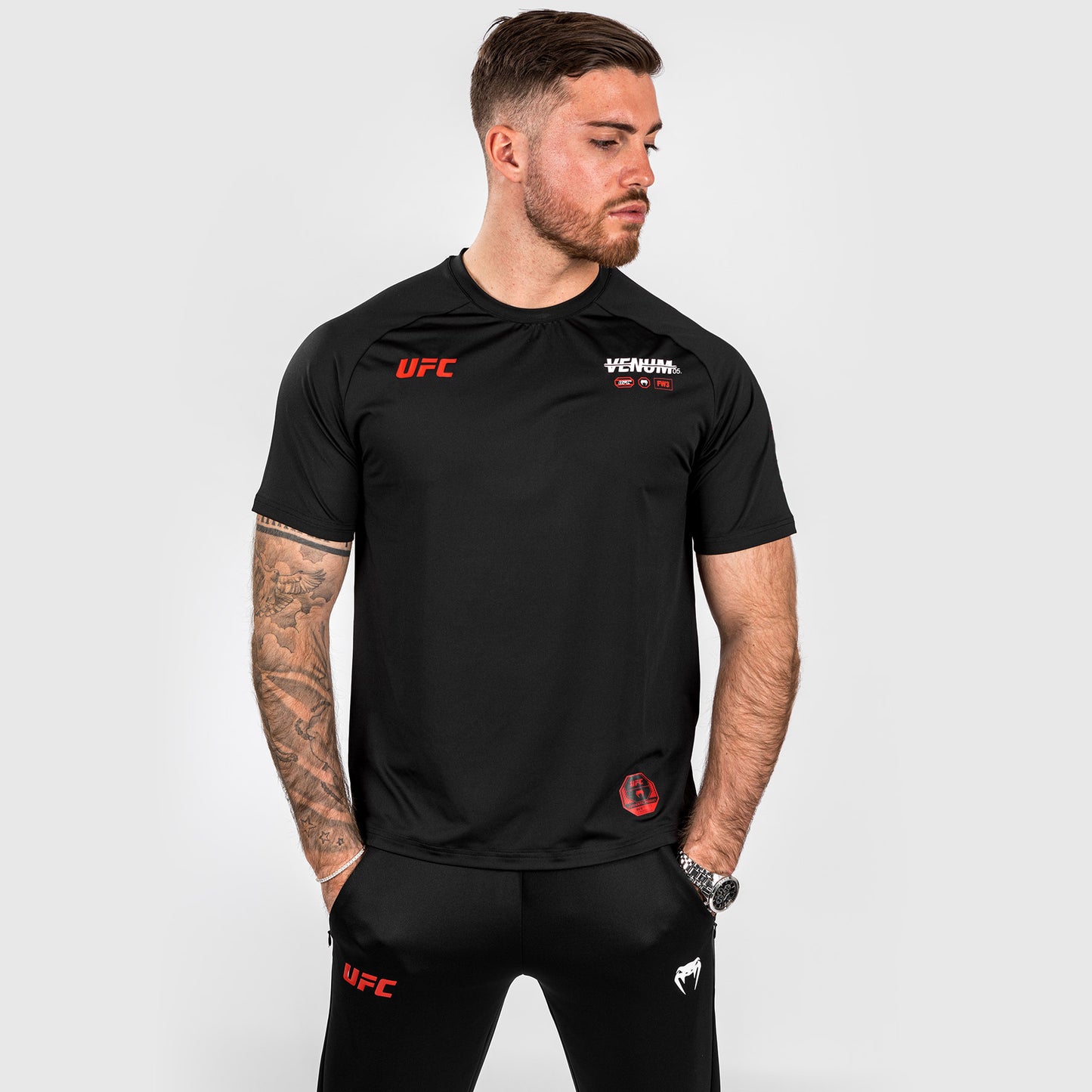UFC Adrenaline by Venum Fight Week Men’s Dry-tech T-shirt - Black