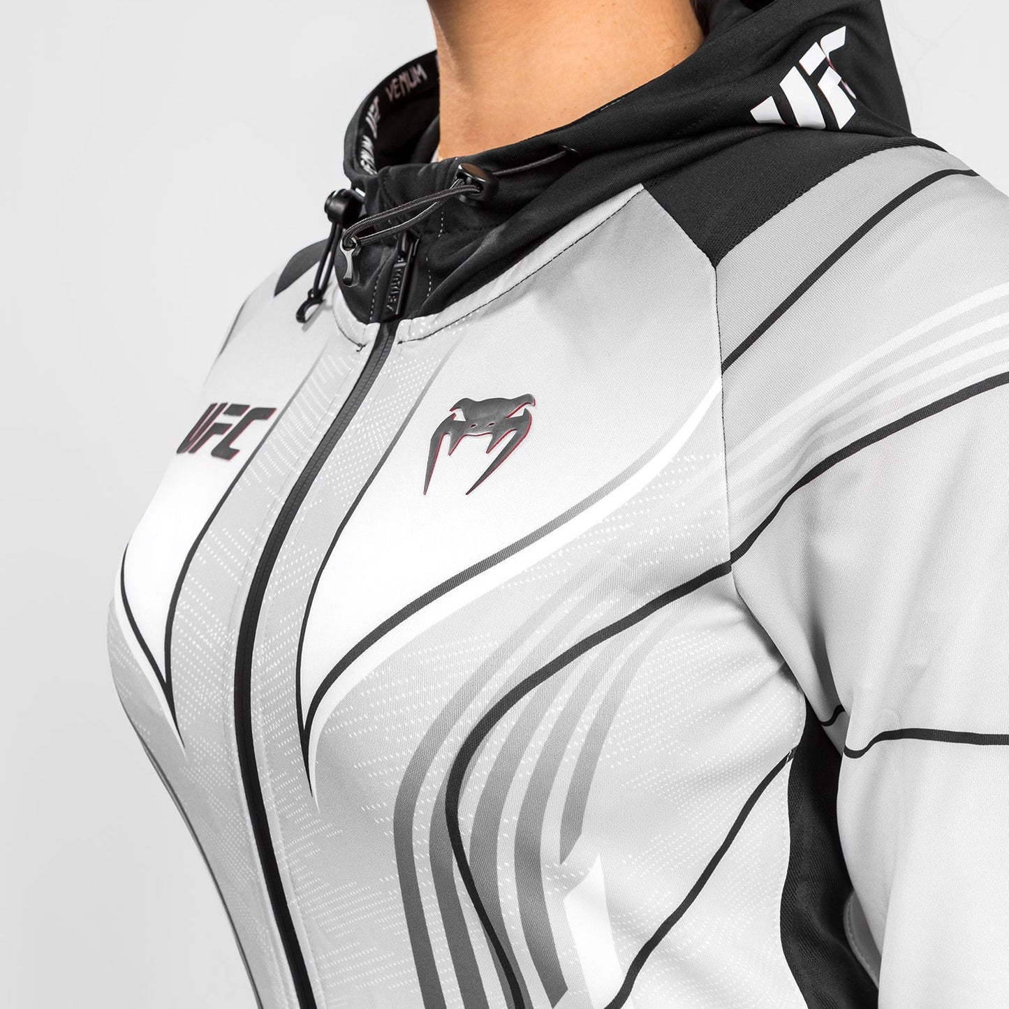 UFC Venum Authentic Fight Night 2.0 Kit by Venum Women's Walkout Hoodie - White