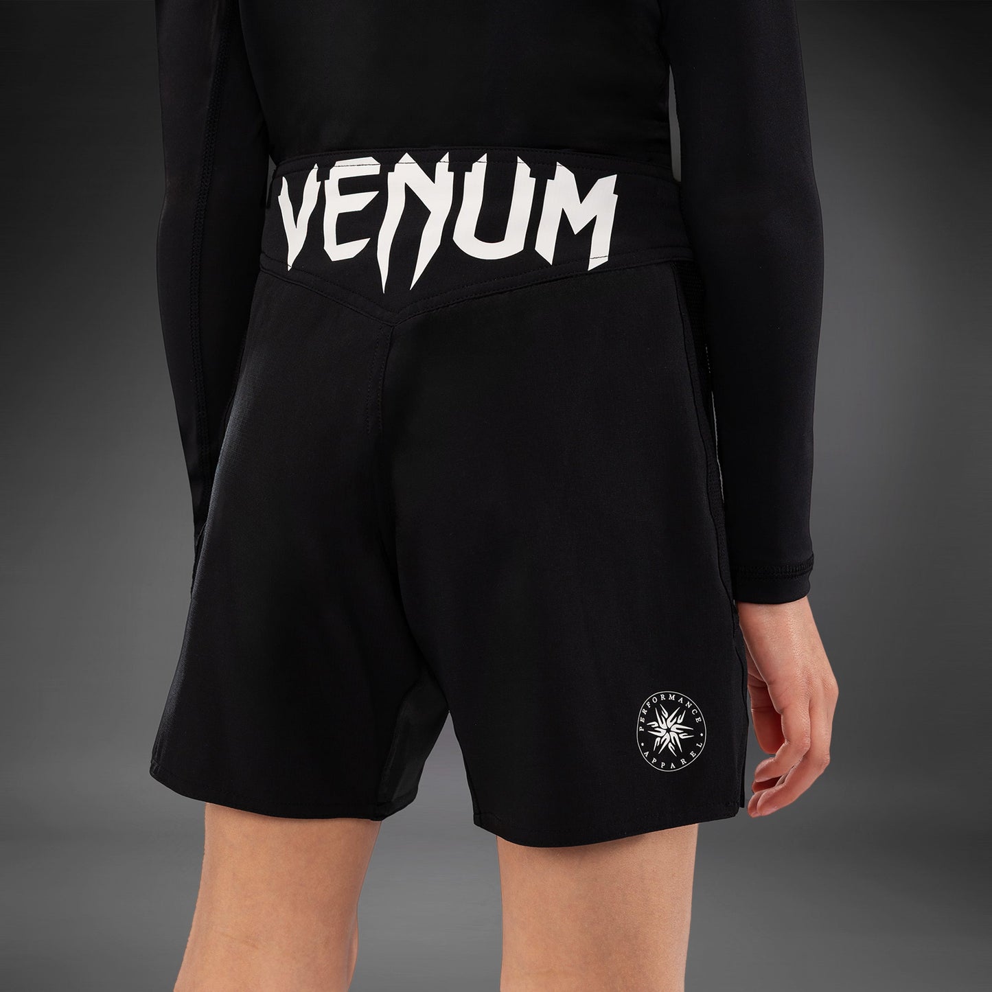 Venum Light Kids Fight Shorts - Black