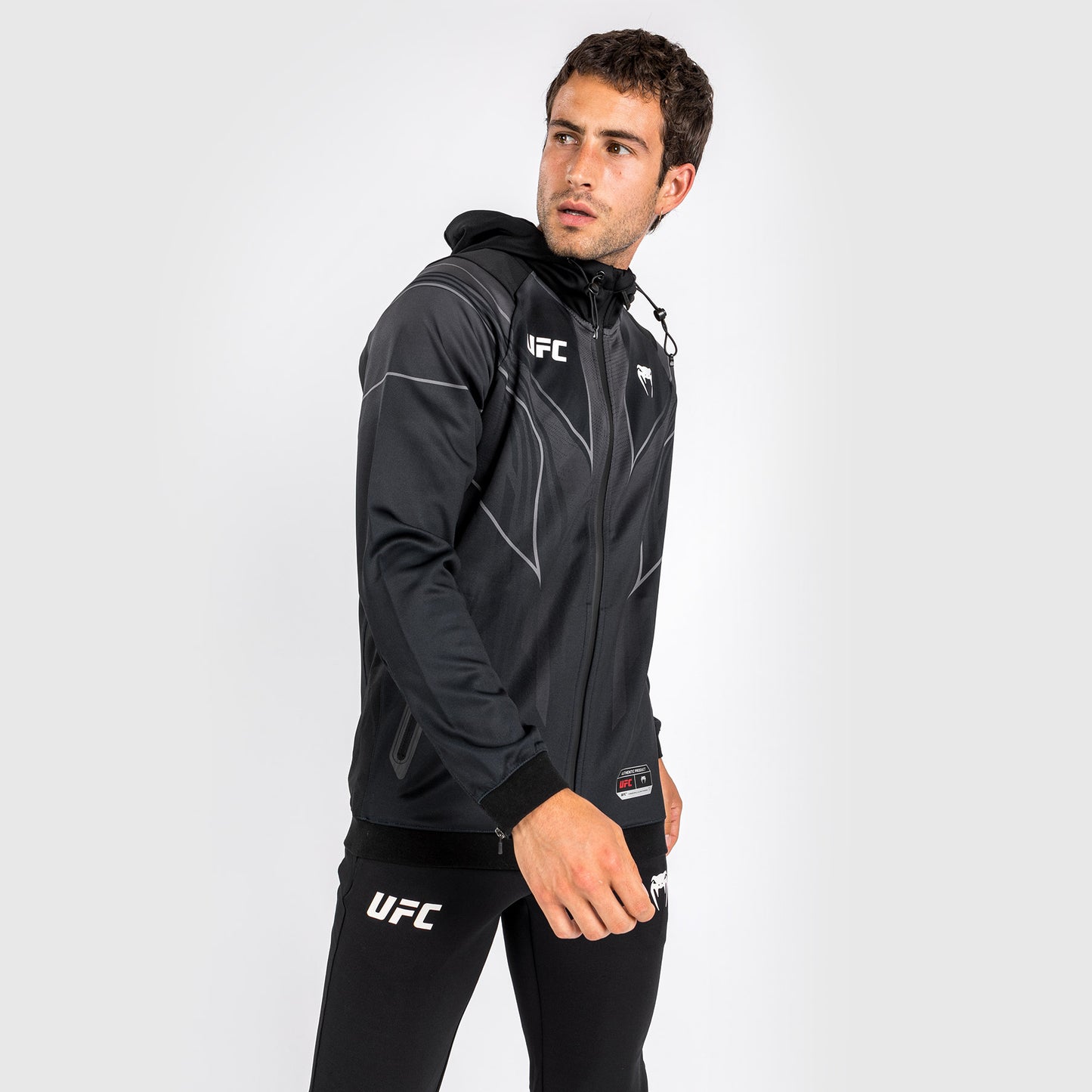 UFC Venum Authentic Fight Night 2.0 Kit by Venum Men's Walkout Hoodie - Black
