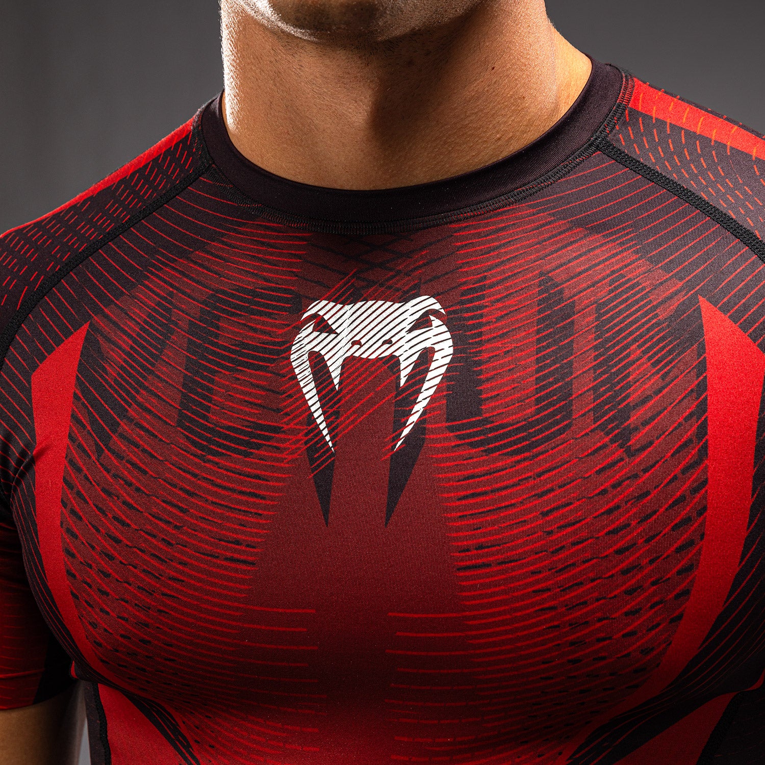 Venum Galactic 3.0 Short Sleeve Rashguard - Red/Silver  product-type_Compression T-Shirts Venum