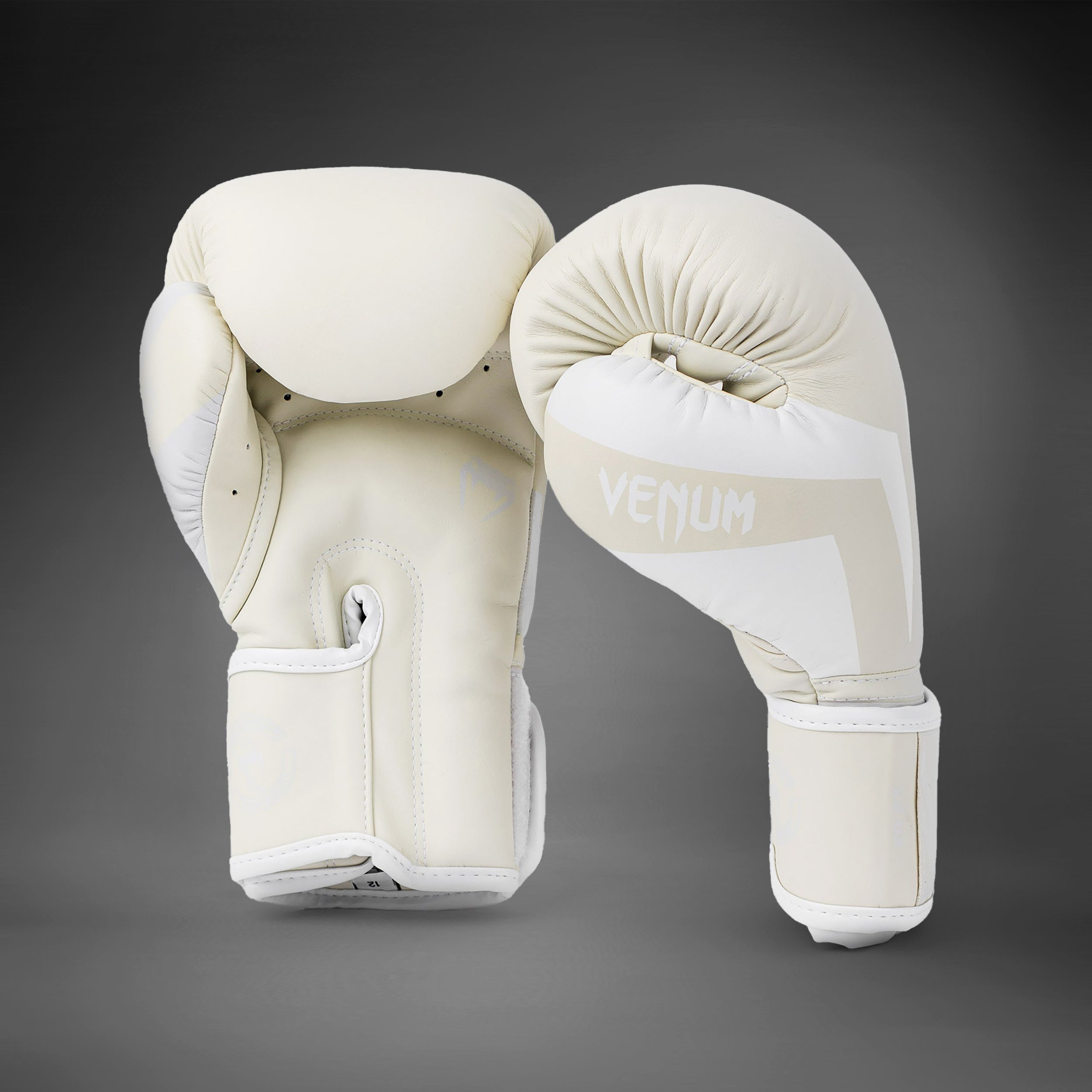 Venum Elite Boxing Gloves - White/Ivory - Venum