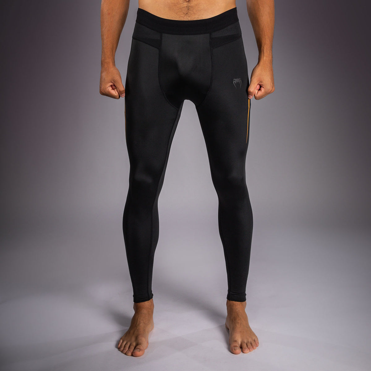 Venum G-Core Spats - Black/Gold  product-type_Compression Pants Venum