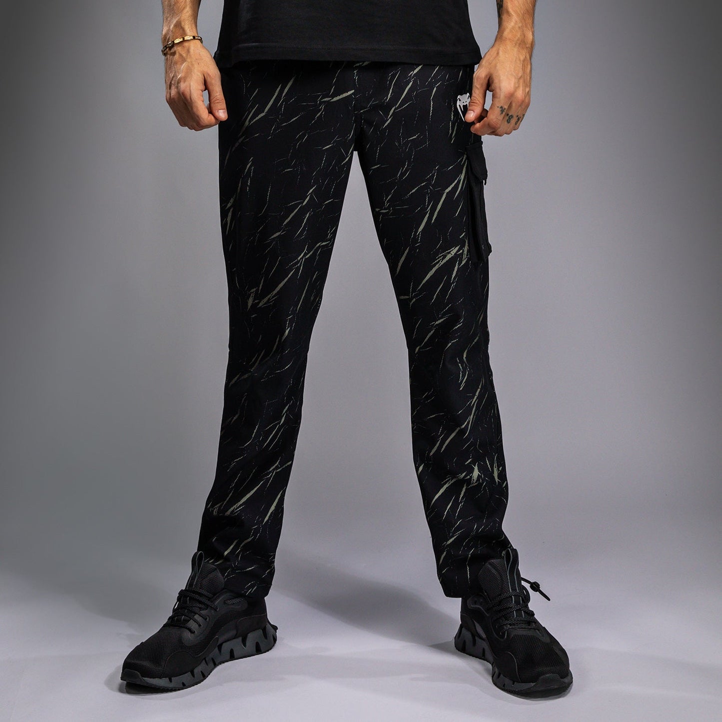 Venum Trooper Men's Tracksuit Pants - Black/Stone Sand