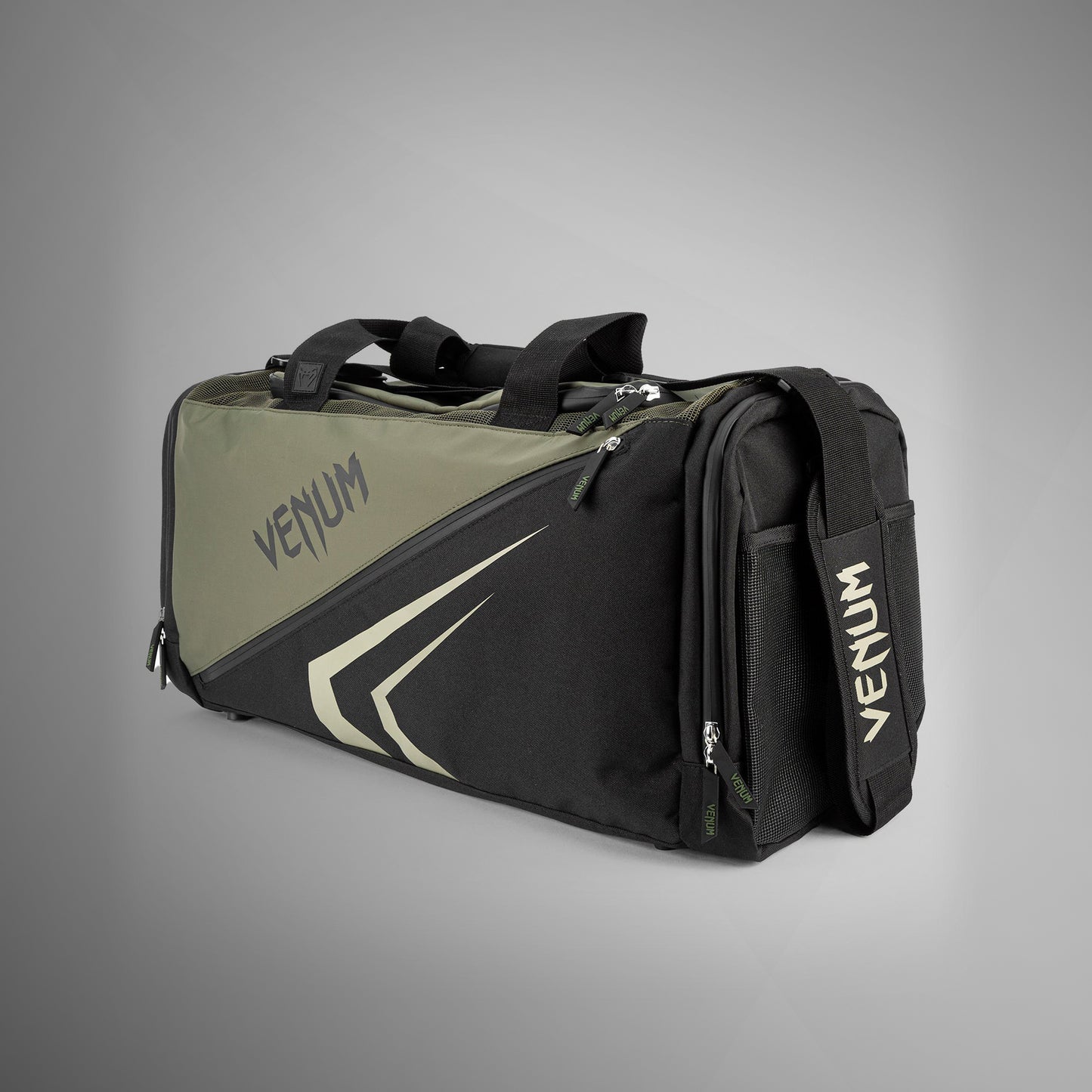 Venum Trainer Lite Evo Sports Bags - Khaki/Black