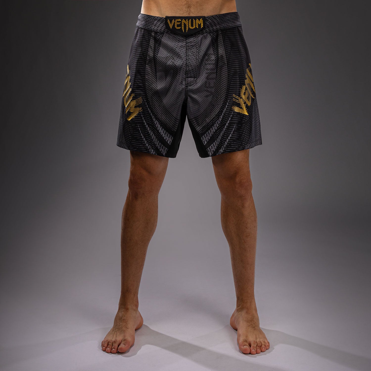 Venum Galactic 3.0 Fight Shorts - Black/Gold  product-type_MMA Shorts Venum