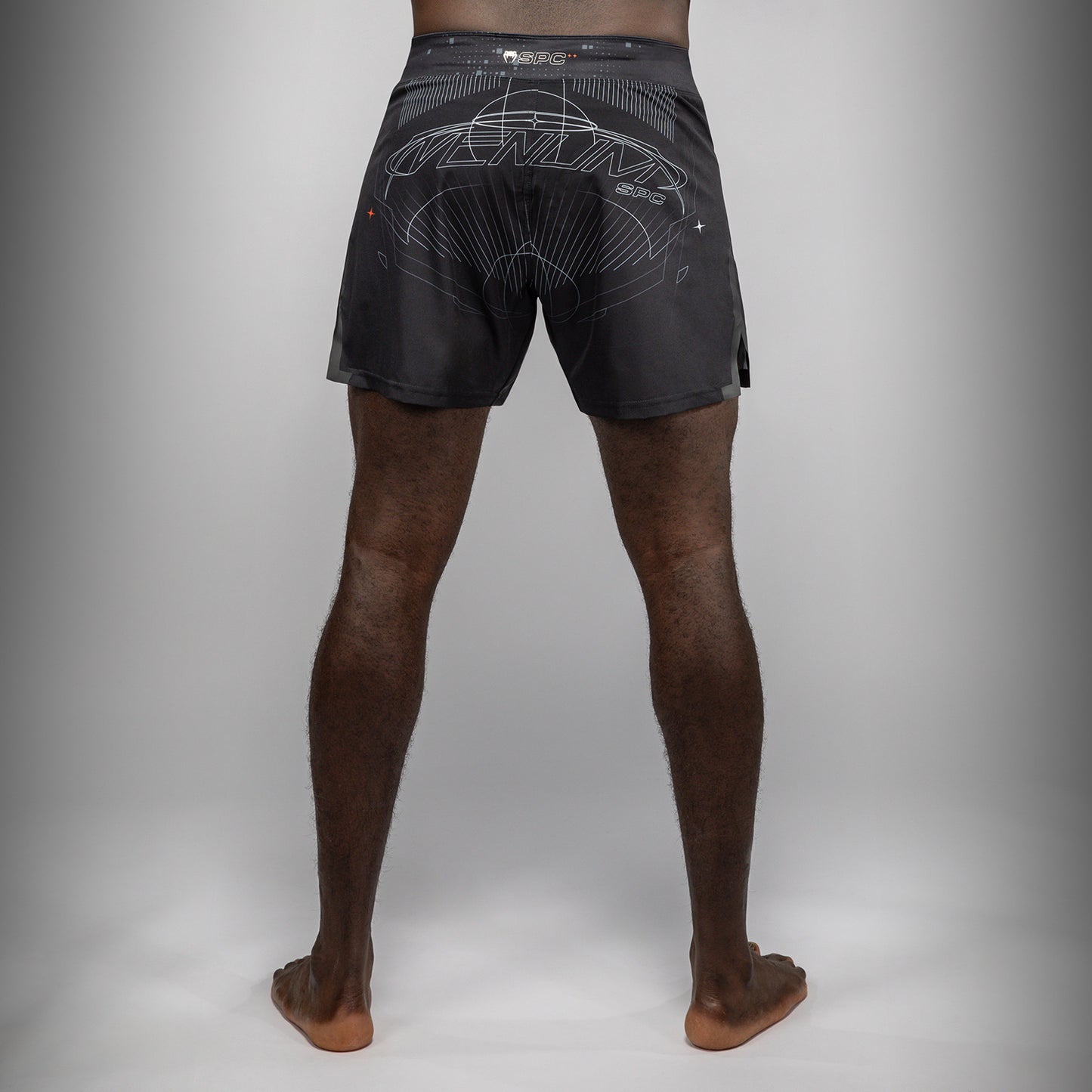 Venum Eclipse Fight Shorts - Black/Ivory