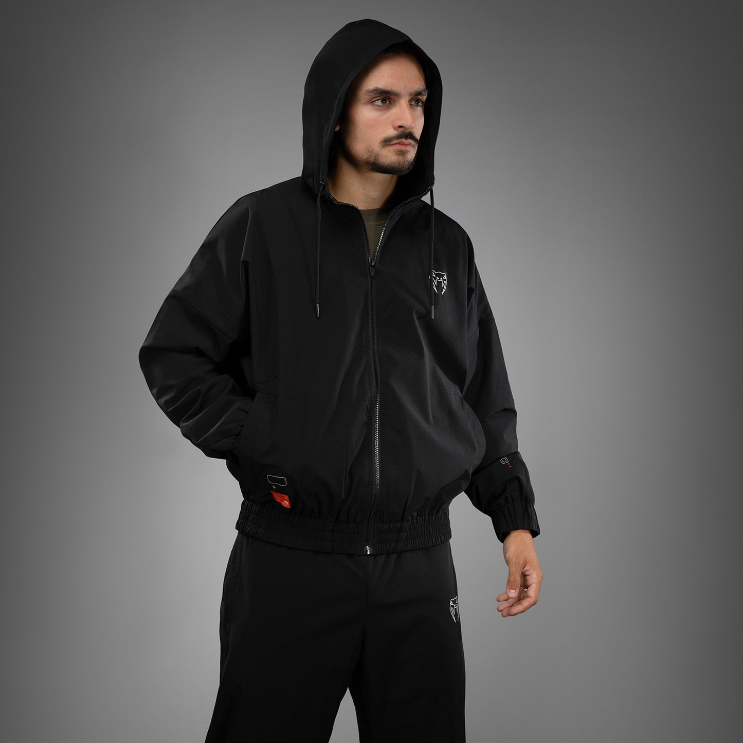 Venum Eclipse Track Jacket - Black/Ivory
