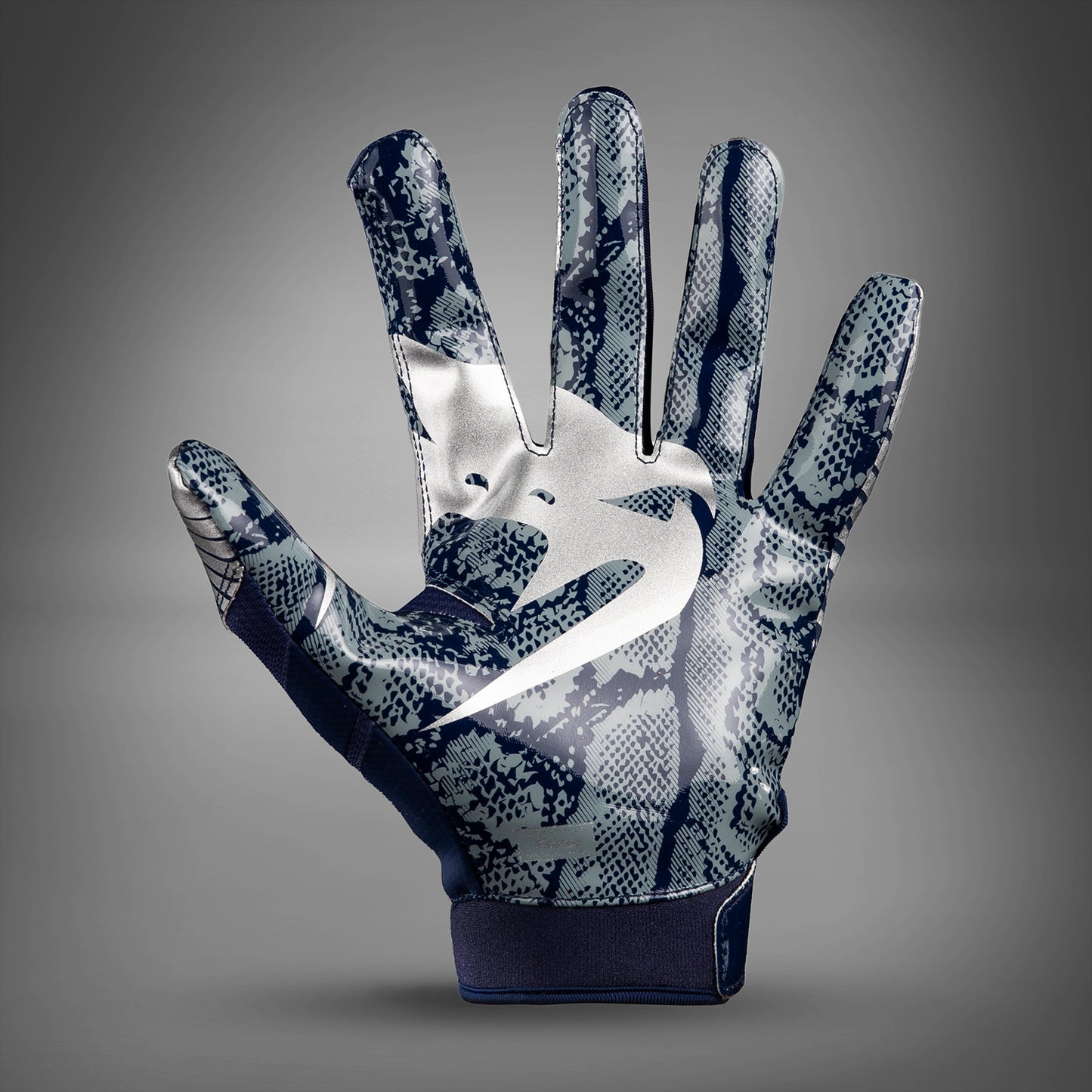 Venum Elite Football Gloves - Navy/Silver