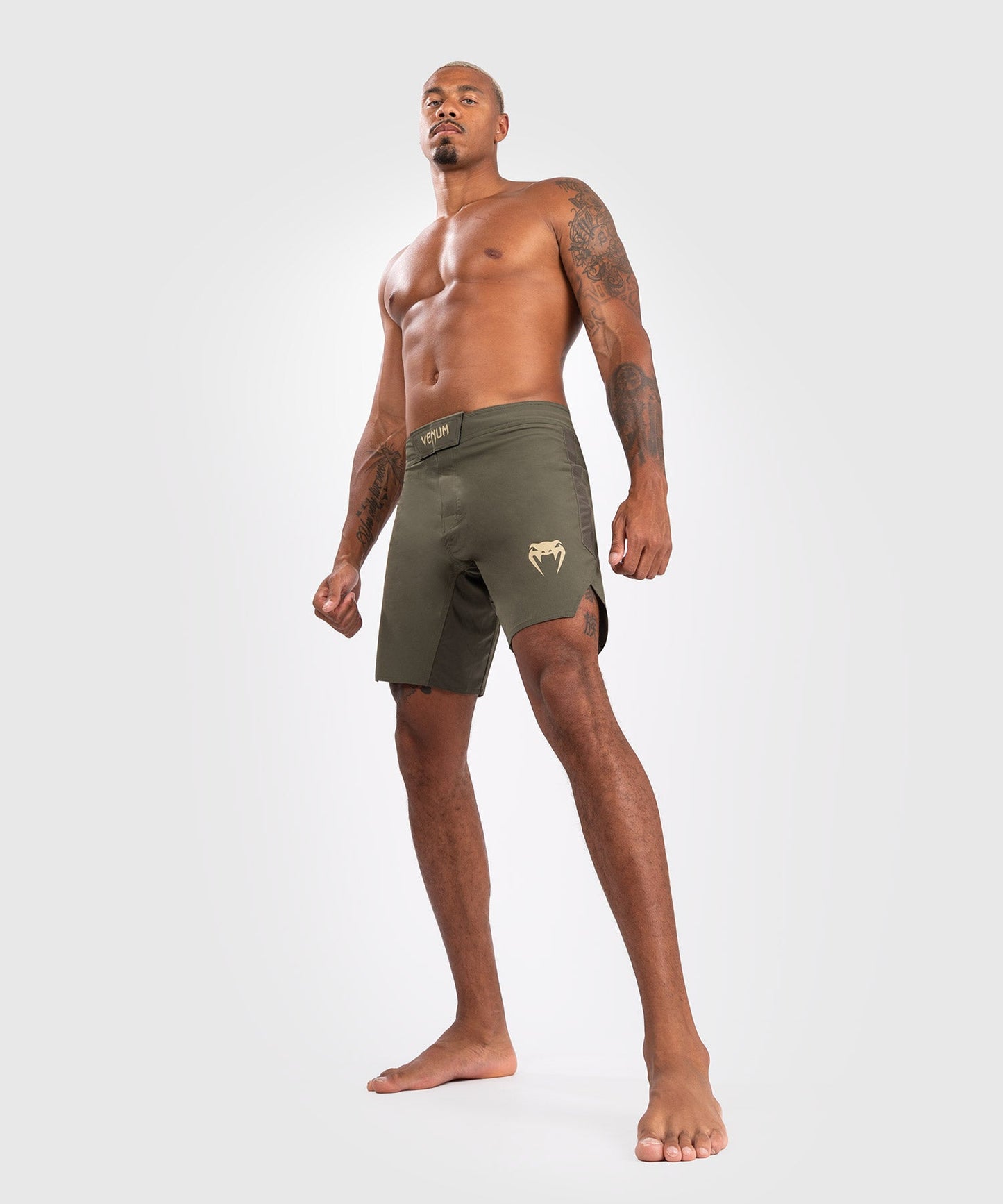 Short de combat pour homme Venum Contender - Kaki - Shorts