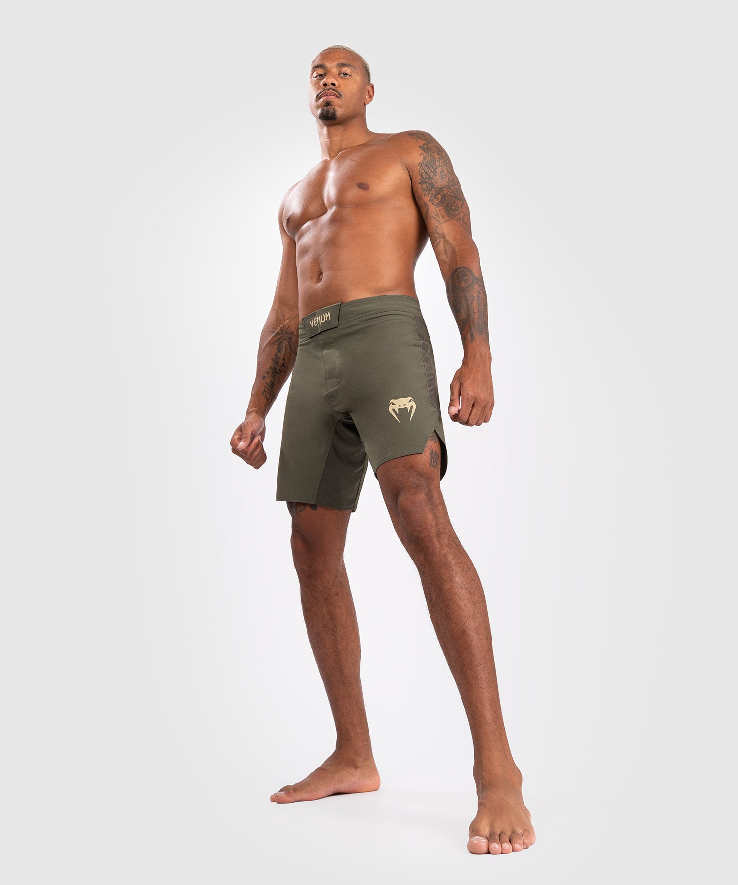 Short de combat pour homme Venum Contender - Kaki - Shorts