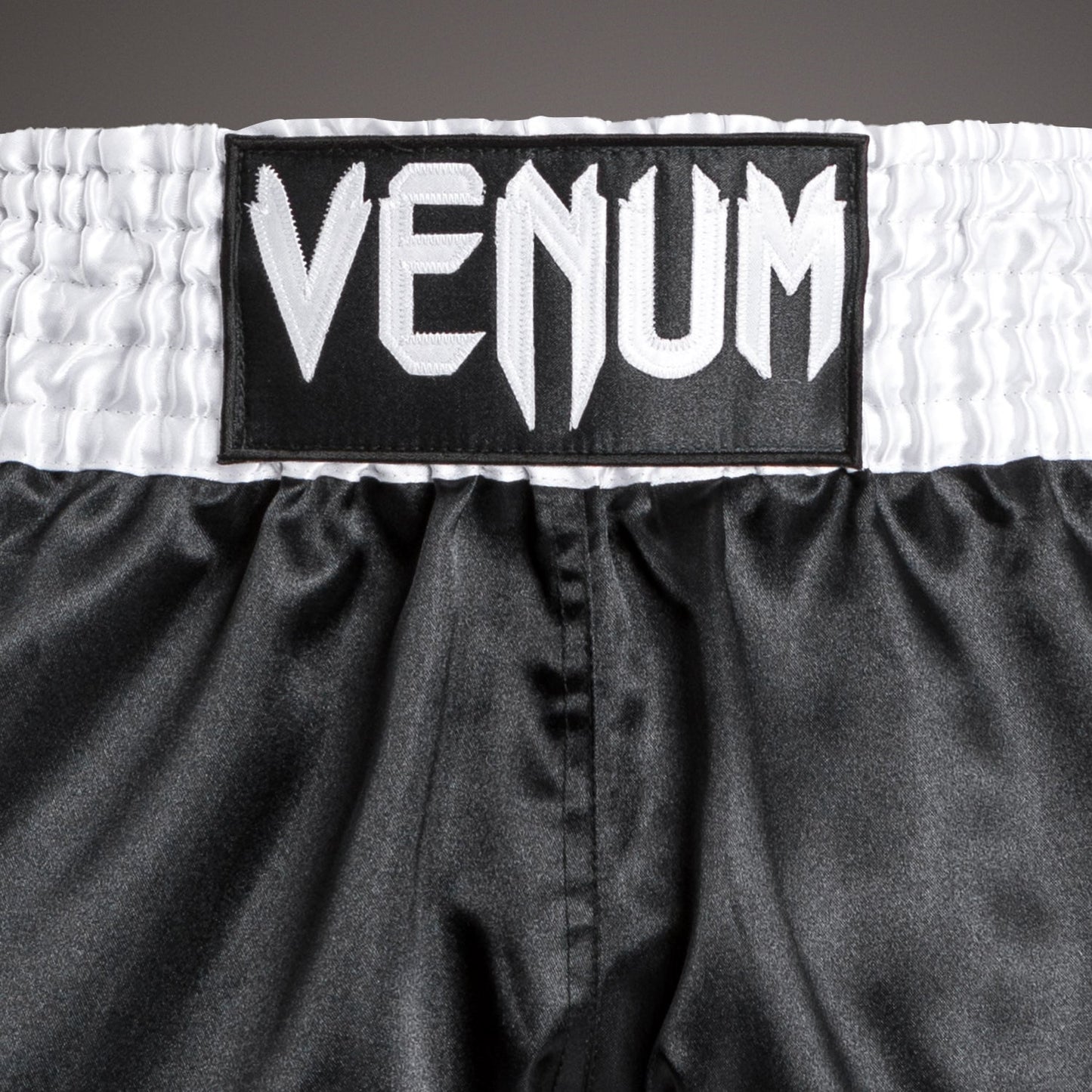 Venum Classic - Muay Thai Short Black/White/White