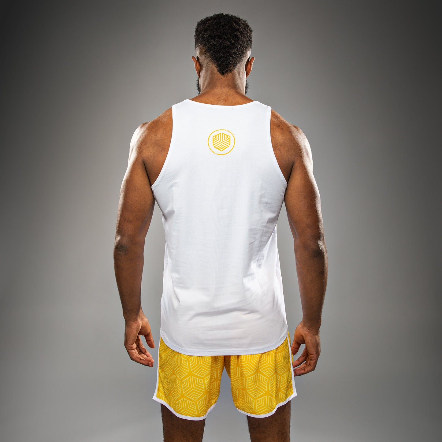 Venum Octane Tank Top - White/Vibrant Yellow