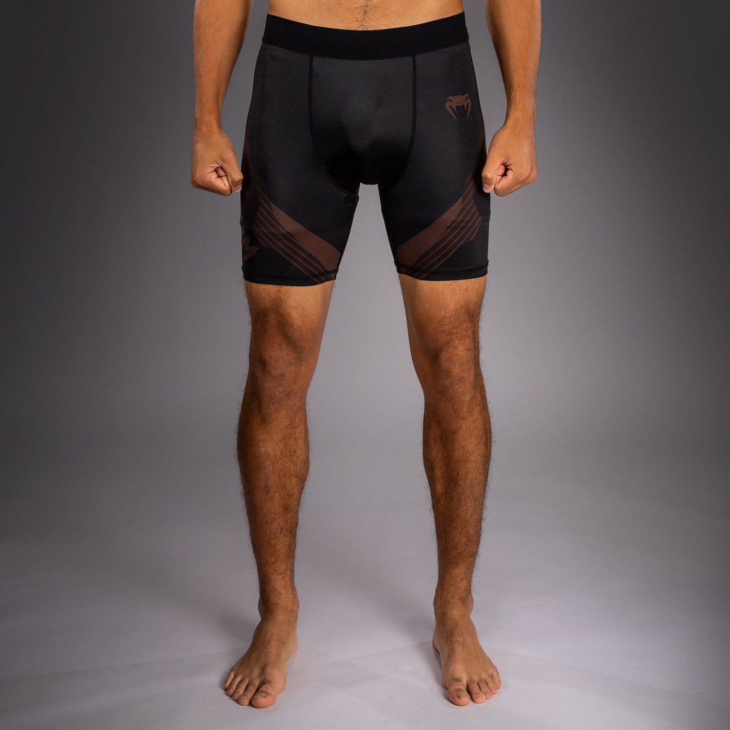 Venum No-Gi 6.0 Vale Tudo Shorts - Black/Brown  product-type_Compression shorts Venum