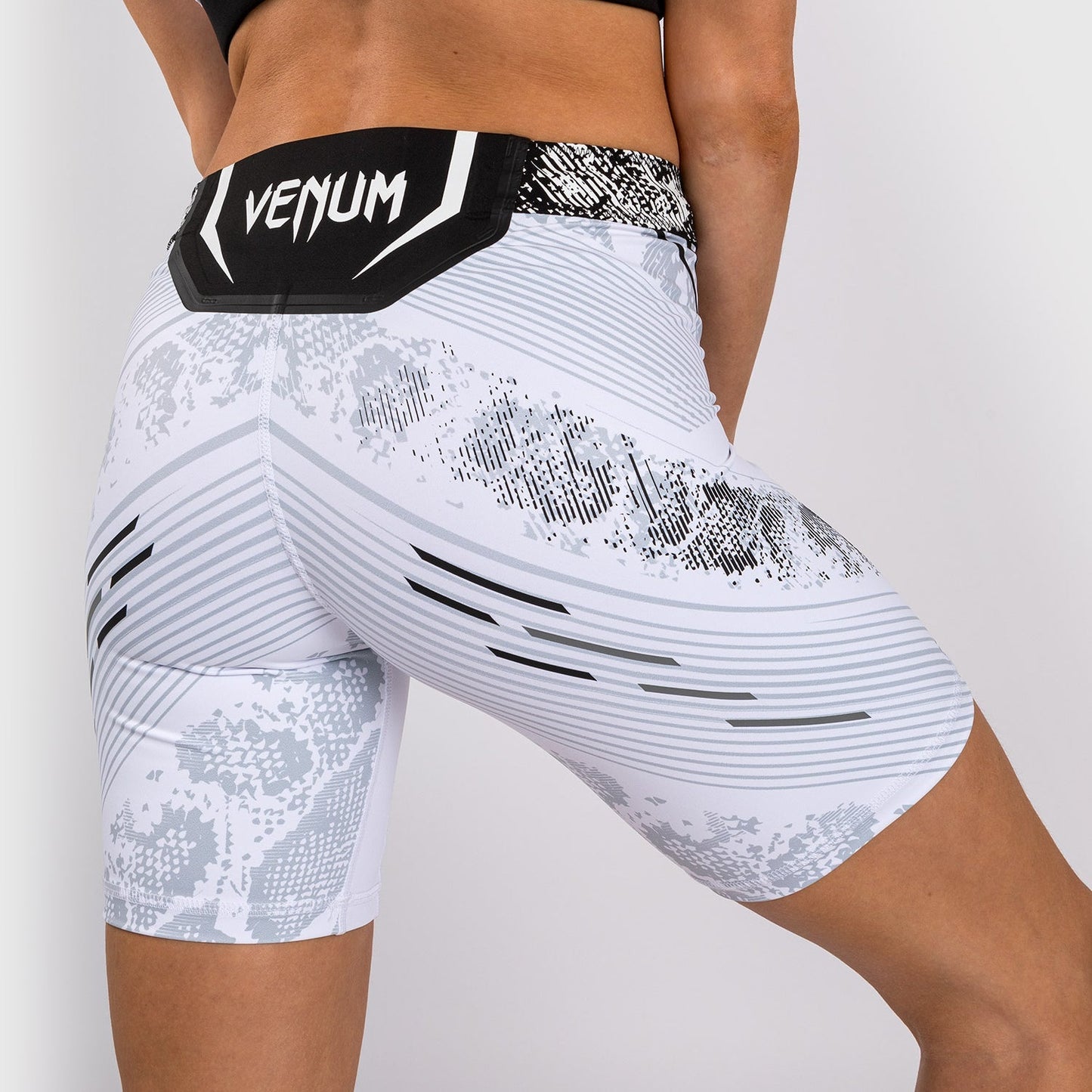 UFC Adrenaline by Venum Authentic Fight Night Women’s Vale Tudo Short - Long Fit - White