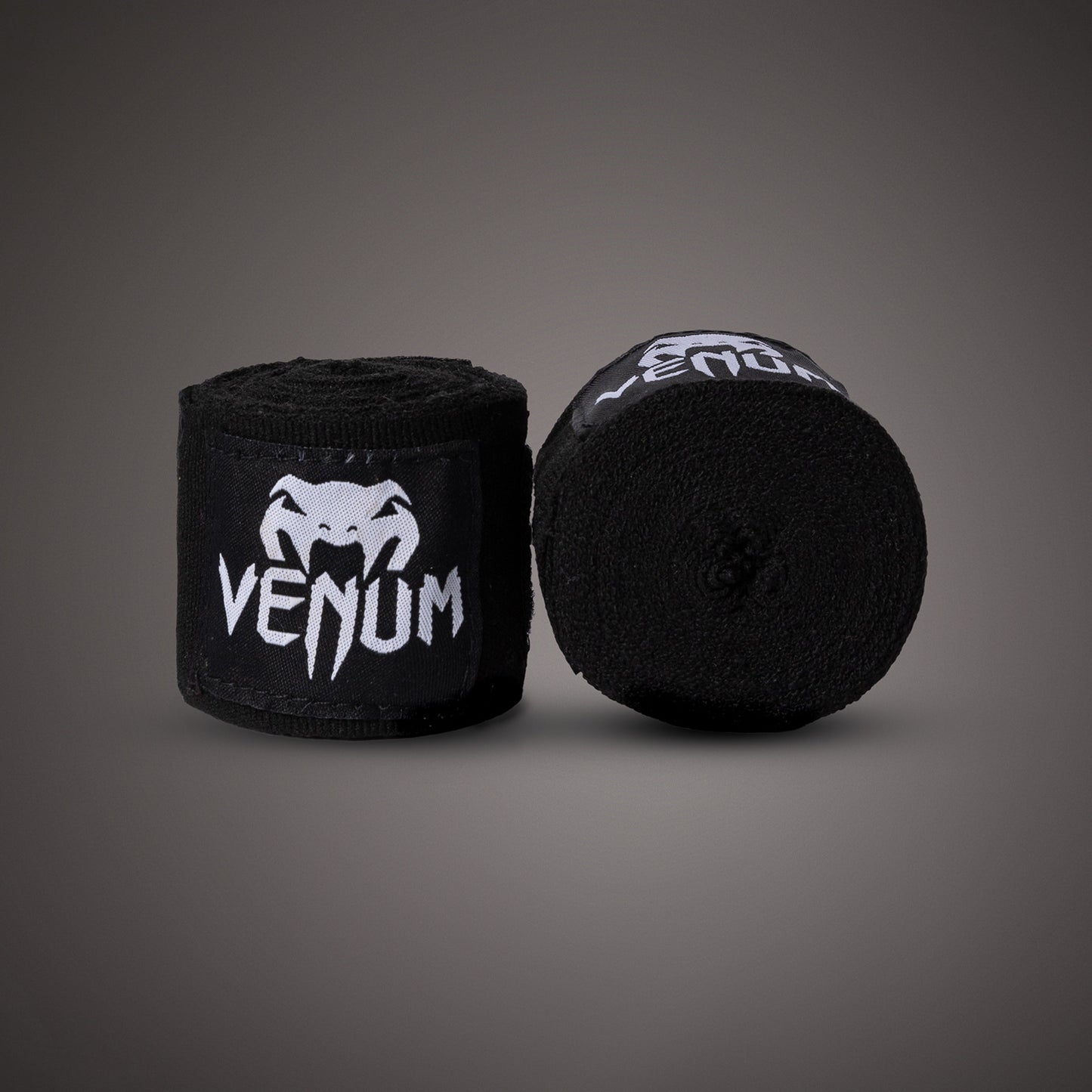 Venum Kontact Boxing Hand Wraps - Black - 4.5m (180 in)