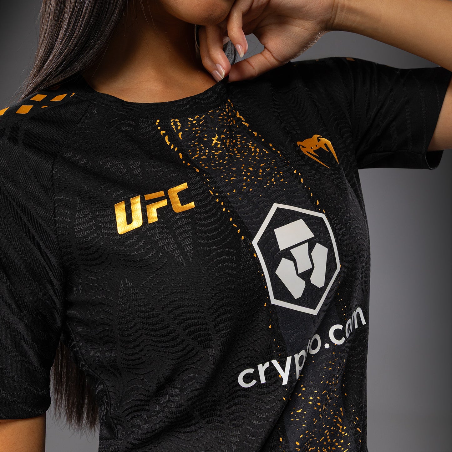 Women's UFC Zenith by Venum Champion Authentic Fight Night Walkout Jersey  product-type_Dry Tech T-Shirts Venum