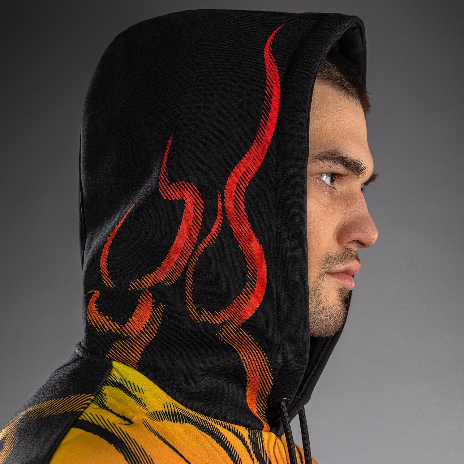 Venum x TEKKEN 8 Pullover Hoodie - Yoshimitsu - Black/Orange - Venum