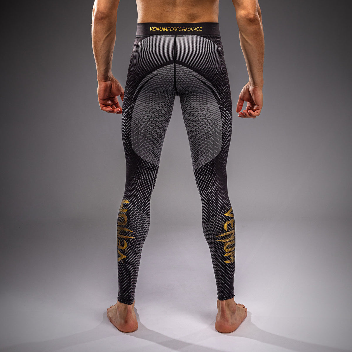 Venum Galactic 3.0 Spats - Black/Gold  product-type_Compression Pants Venum
