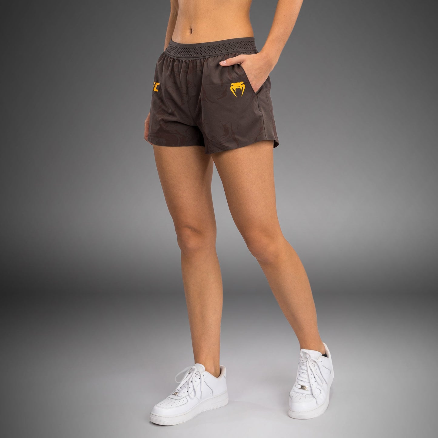 UFC Fusion by Venum Fight Week Women’s Performance Short - Earthen Brown