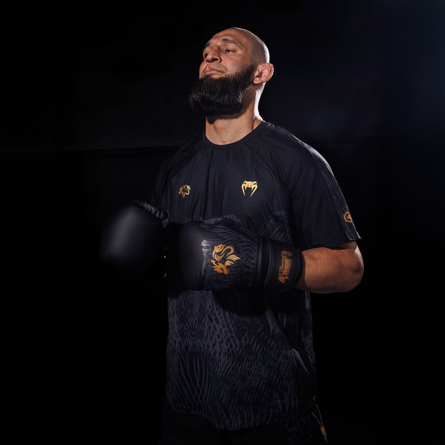 Venum x Chimaev Boxing Gloves - Blue/Gold