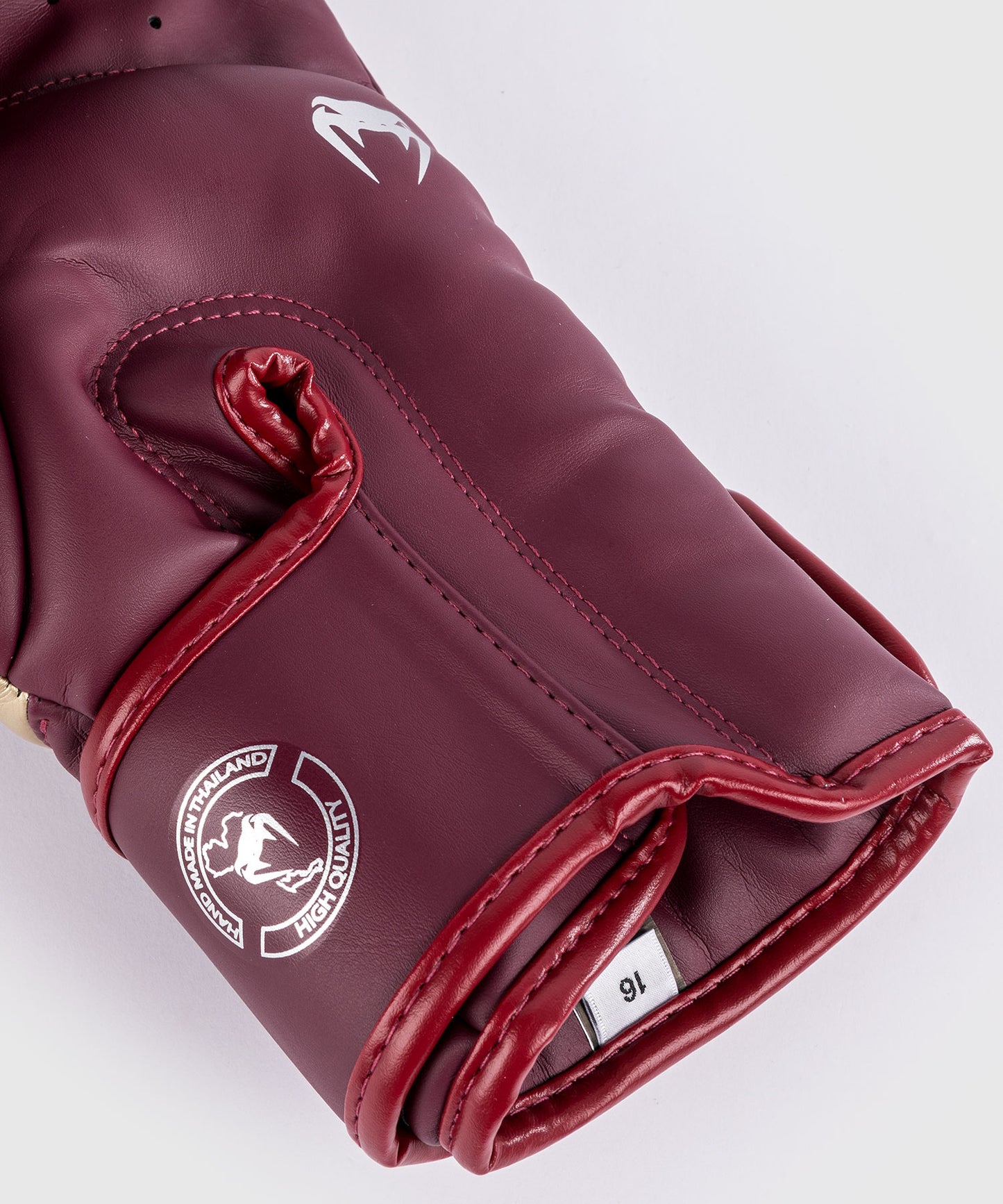 Venum Elite Boxing Gloves - Burgundy/Gold